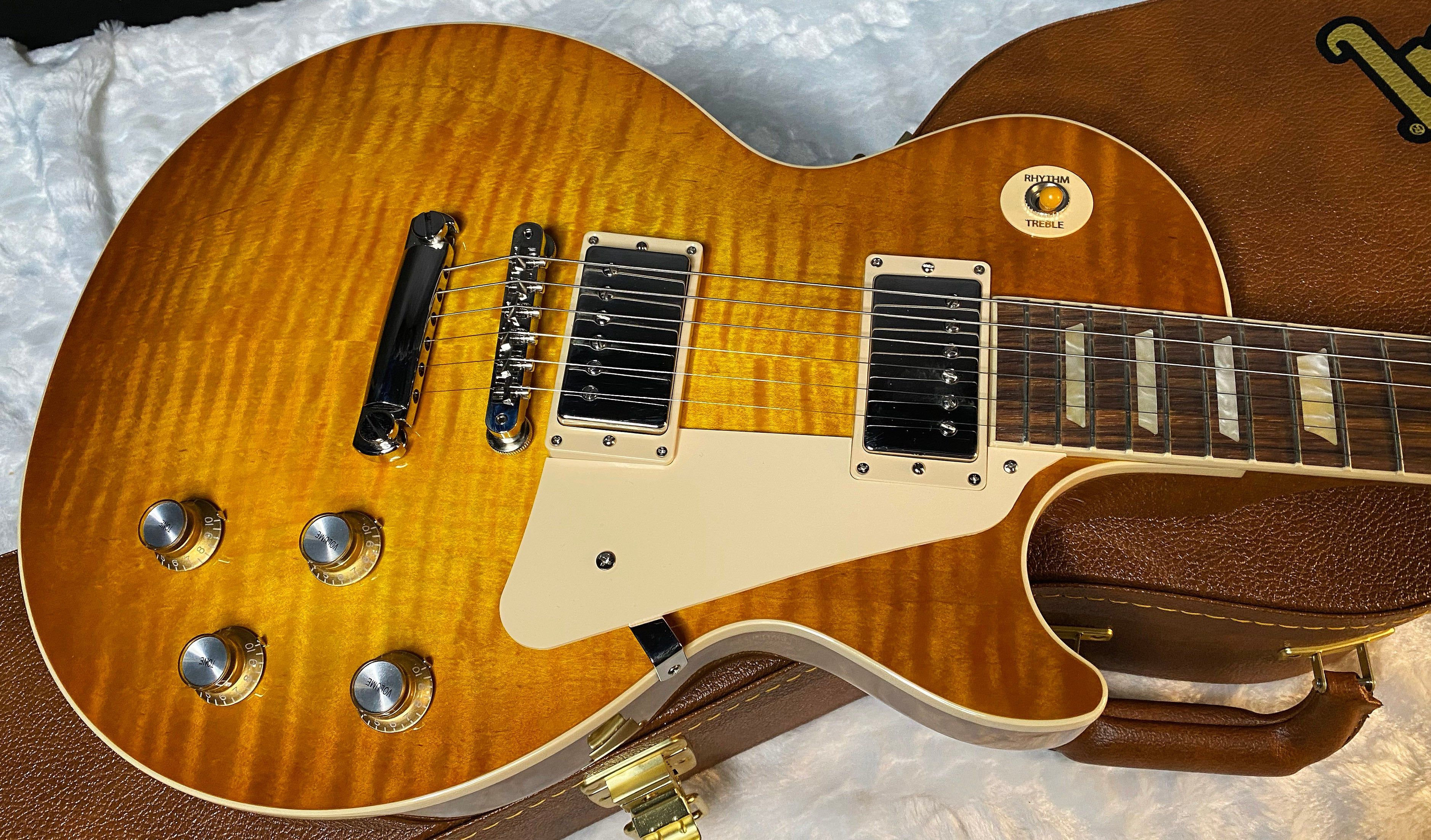 NEW! Gibson Les Paul 60's Standard - Honey Lemon Burst - Limited Edition - Authorized Dealer - AAA Flame Maple Top - 9.4 lbs - G06094