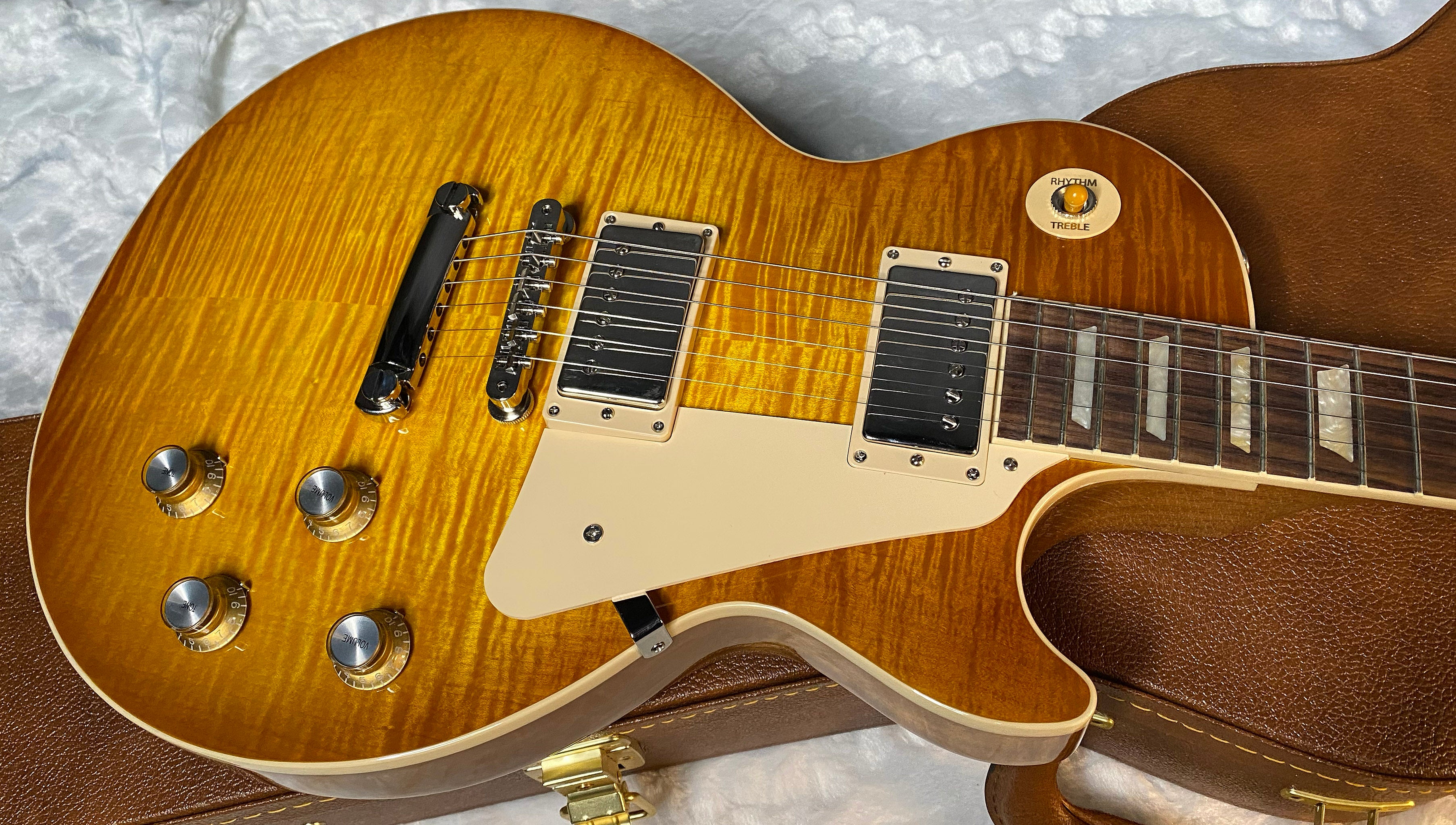 NEW! Gibson Les Paul 60's Standard - Honey Lemon Burst - Limited Edition - Authorized Dealer - AAA Flame Maple Top - 9.8 lbs - G06099