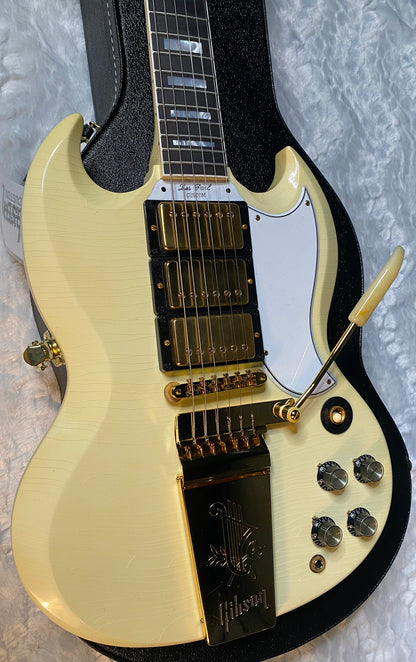 NEW! Gibson SG Standard '63 Custom Reissue Murphy Lab Ultra Light Aged with Maestro Vibrola 3 Pick-Up - Authorized Dealer - G06144