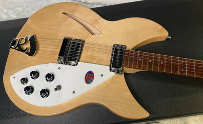 NEW! Rickenbacker 330 Maple Glo MG - Semi Hollow Electric Guitar - Flamed Maple Back! - Authorized Dealer - 7.5 lbs - G06834