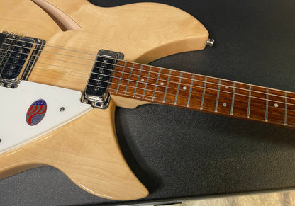 NEW! Rickenbacker 330 Maple Glo MG - Semi Hollow Electric Guitar - Flamed Maple Back! - Authorized Dealer - 7.5 lbs - G06834