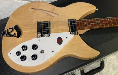 NEW! Rickenbacker 330 Maple Glo MG - Semi Hollow Electric Guitar - Flamed Maple Back! - Authorized Dealer - 7.5 lbs - G06834
