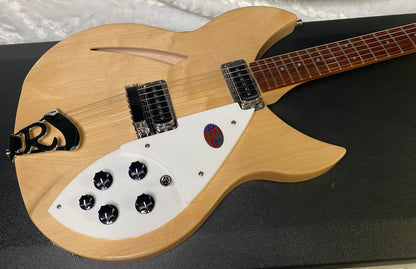 NEW! Rickenbacker 330 Maple Glo MG - Semi Hollow Electric Guitar - Flamed Maple Back! - Authorized Dealer - 7.5 lbs - G06834