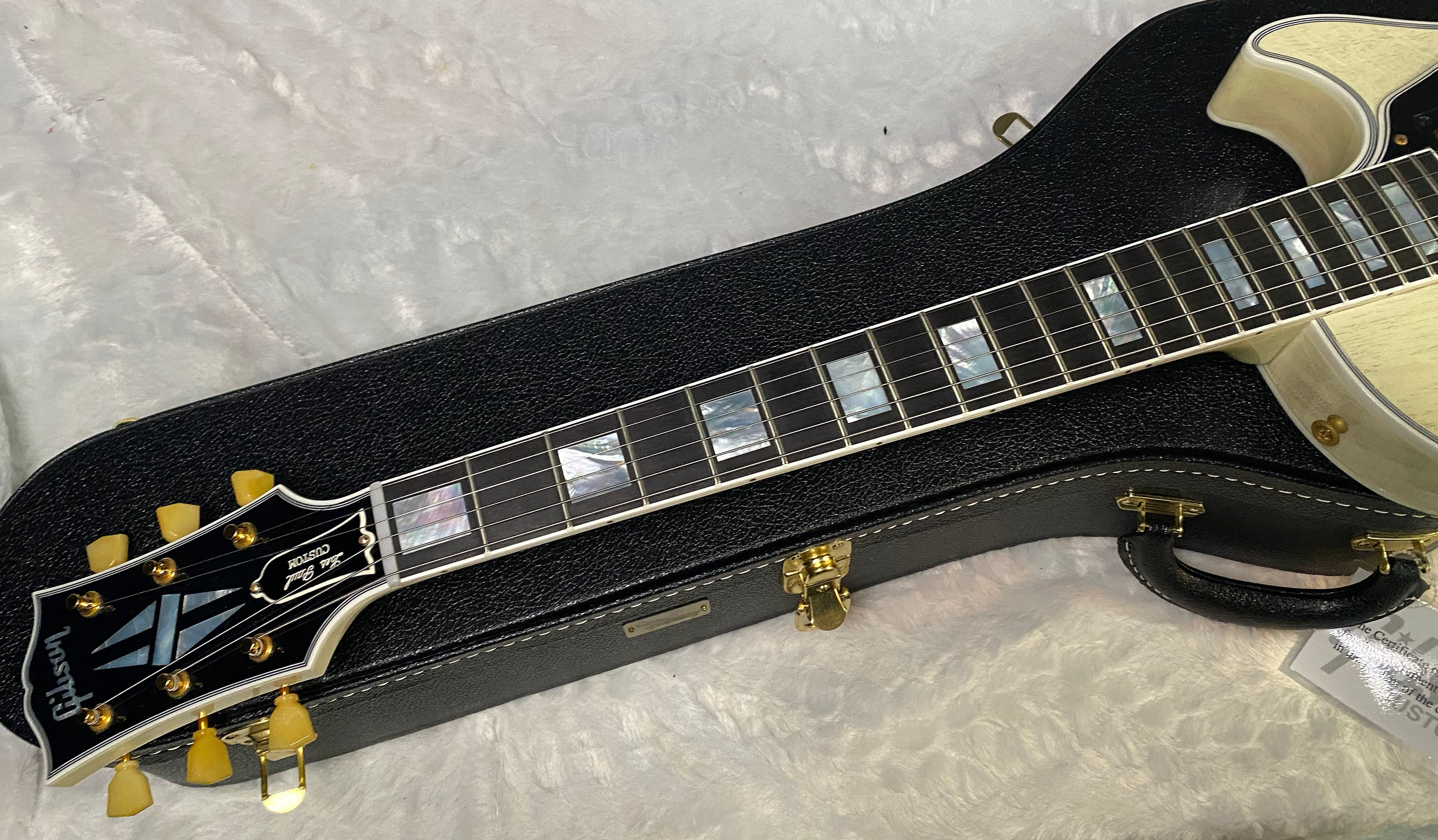 NEW! Gibson Les Paul Custom 1957 Reissue Murphy Lab Ultra Light Aged - Custom Ordered in TV White - Custom Shop - 8.9 lbs - Authorized Dealer - G06811
