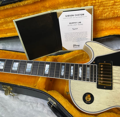 NEW! Gibson Les Paul Custom 1957 Reissue Murphy Lab Ultra Light Aged - Custom Ordered in TV White - Custom Shop - 8.9 lbs - Authorized Dealer - G06811
