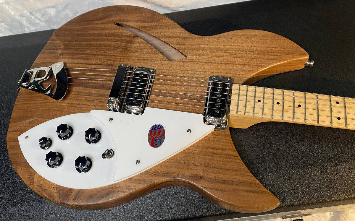 NEW! Rickenbacker 330W Walnut - Semi Hollow Electric Guitar - Authorized Dealer - 6.6 lbs - G06823