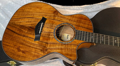 NEW! Taylor Custom 724ce Acoustic-Electric Guitar - Natural Gloss - AAAAA Hand Picked Koa - WOW! Authorized Dealer - G06840