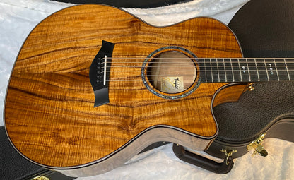 NEW! Taylor Custom 724ce Acoustic-Electric Guitar - Natural Gloss - AAAAA Hand Picked Koa - WOW! Authorized Dealer - G06840