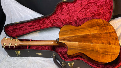 NEW! Taylor Custom 724ce Acoustic-Electric Guitar - Natural Gloss - AAAAA Hand Picked Koa - WOW! Authorized Dealer - G06840