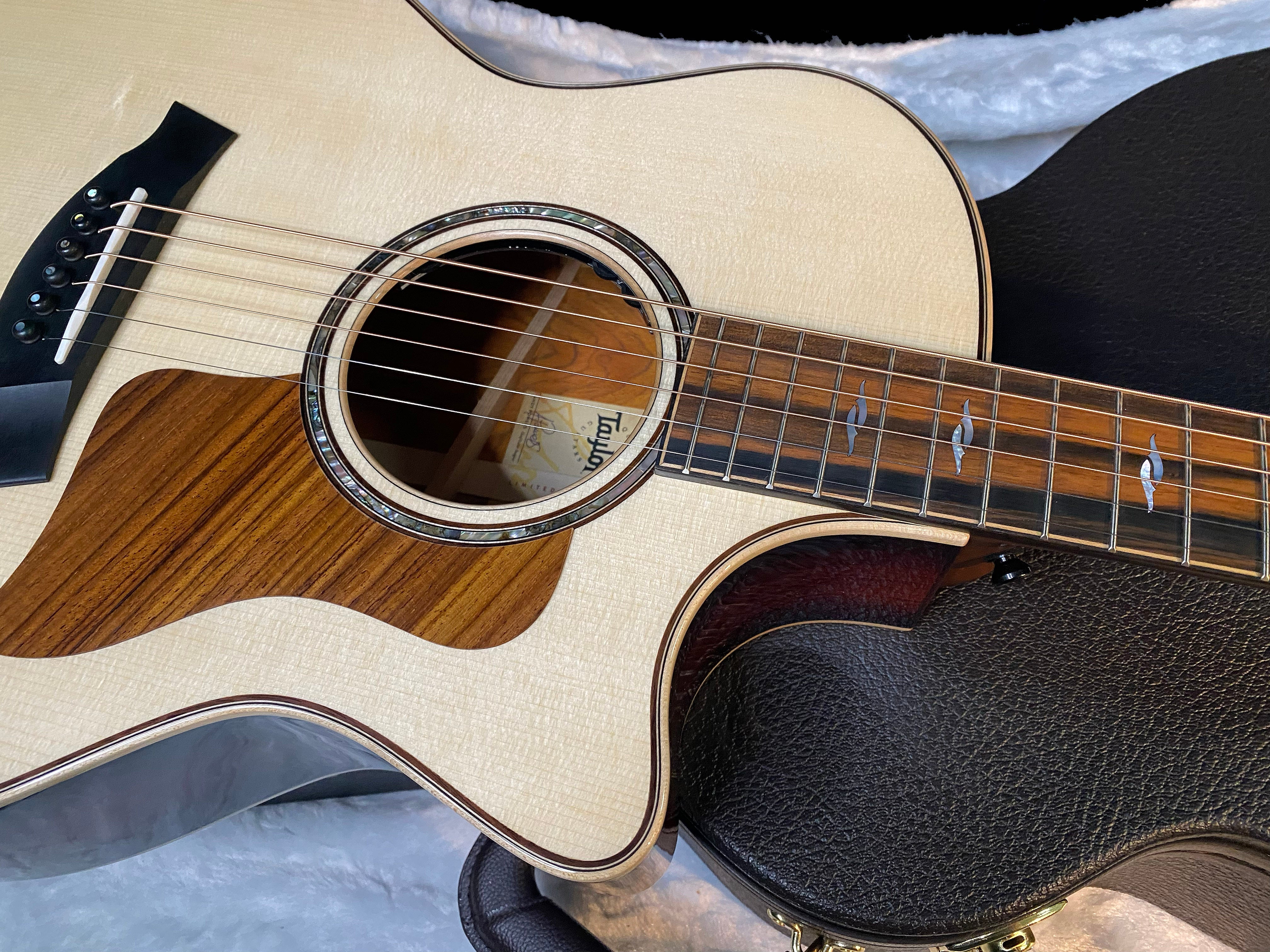 NEW! Taylor 814ce LTD Cocobolo Acoustic-Electric Guitar - Natural Top - Shaded Edgeburst Back & Sides - Authorized Dealer - SAVE! G06793
