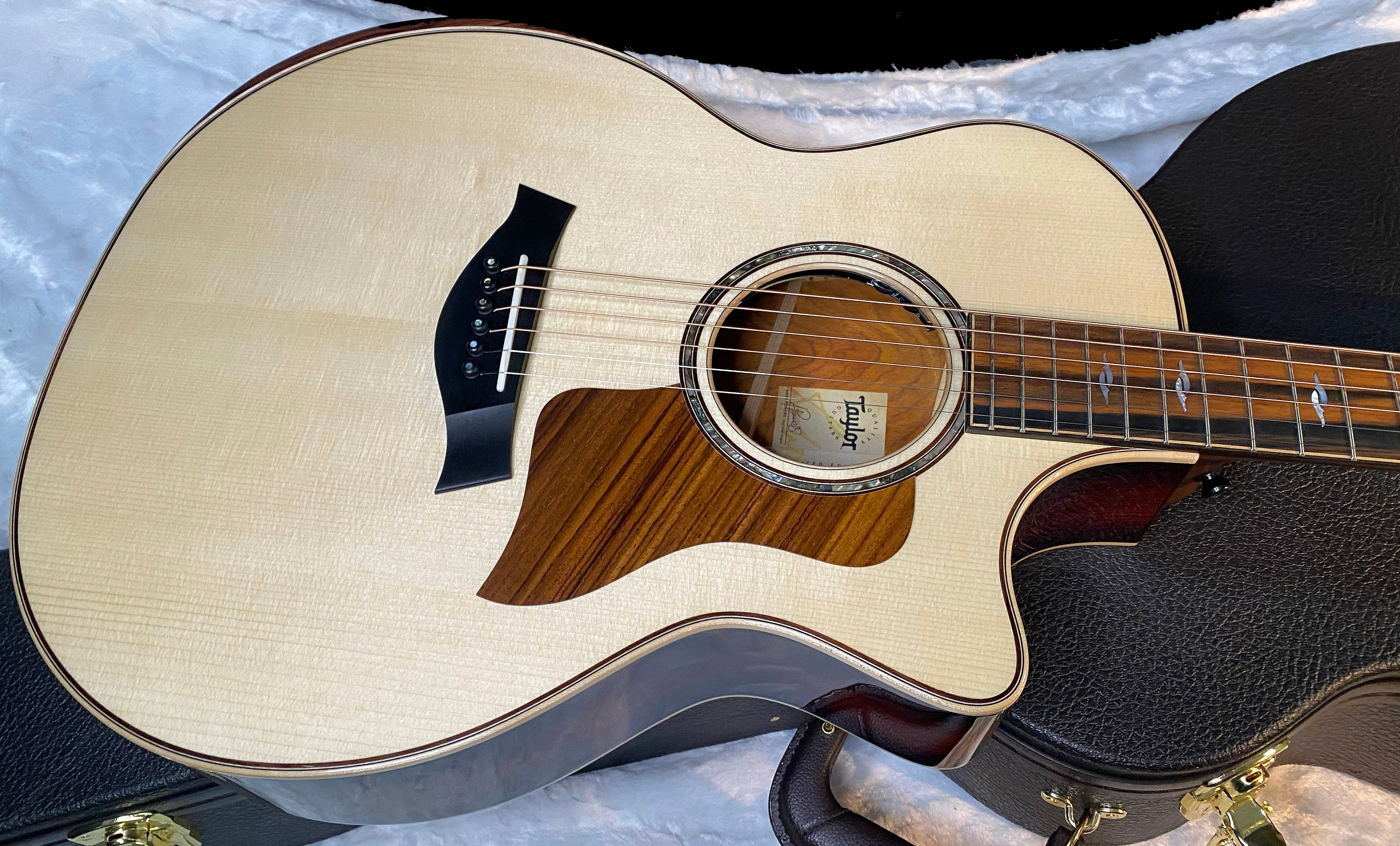 NEW! Taylor 814ce LTD Cocobolo Acoustic-Electric Guitar - Natural Top - Shaded Edgeburst Back & Sides - Authorized Dealer - SAVE! G06793