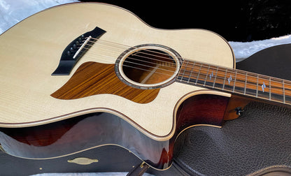 NEW! Taylor 814ce LTD Cocobolo Acoustic-Electric Guitar - Natural Top - Shaded Edgeburst Back & Sides - Authorized Dealer - SAVE! G06793