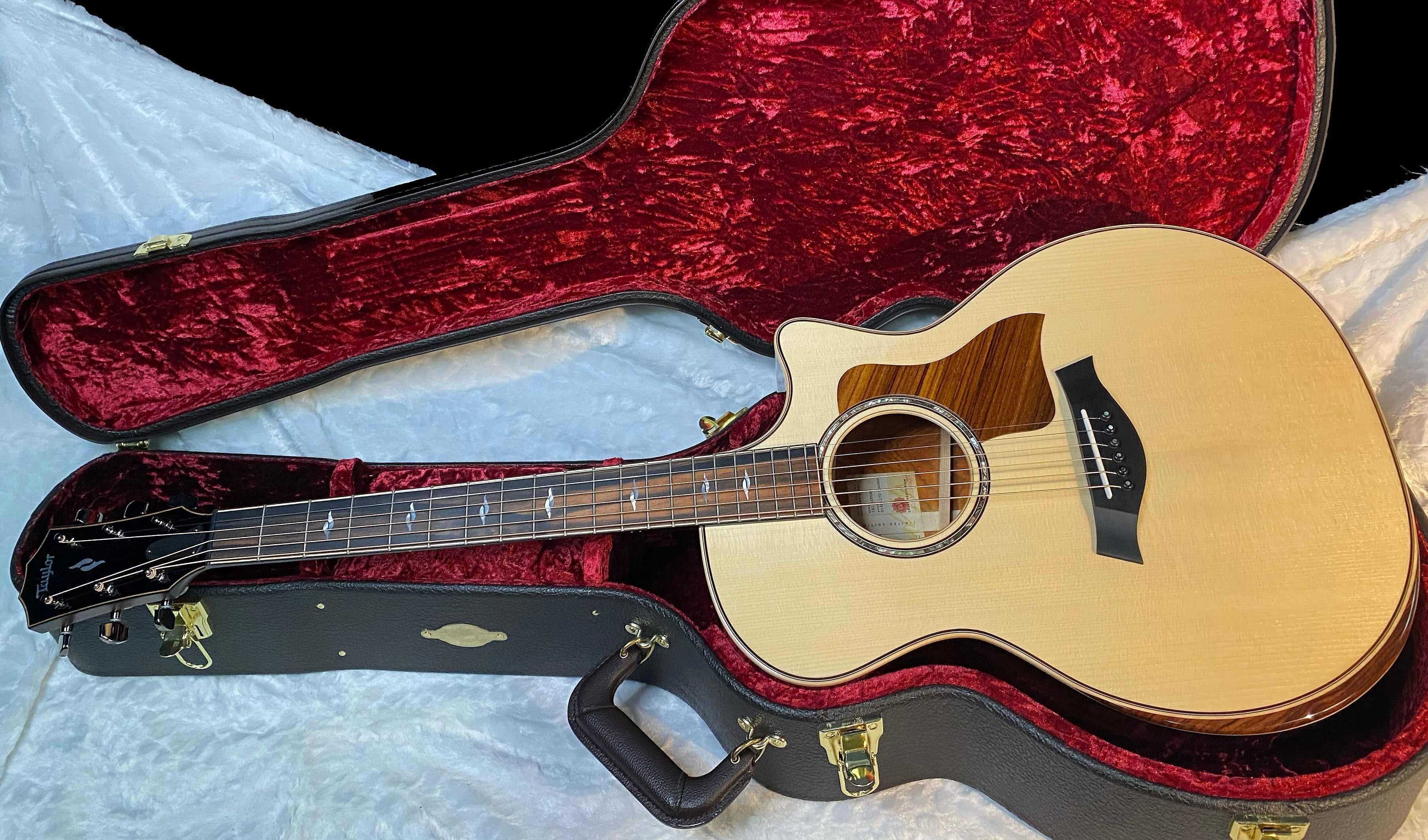 NEW! Taylor 814ce LTD Cocobolo Acoustic-Electric Guitar - Natural Top - Shaded Edgeburst Back & Sides - Authorized Dealer - SAVE! G06793