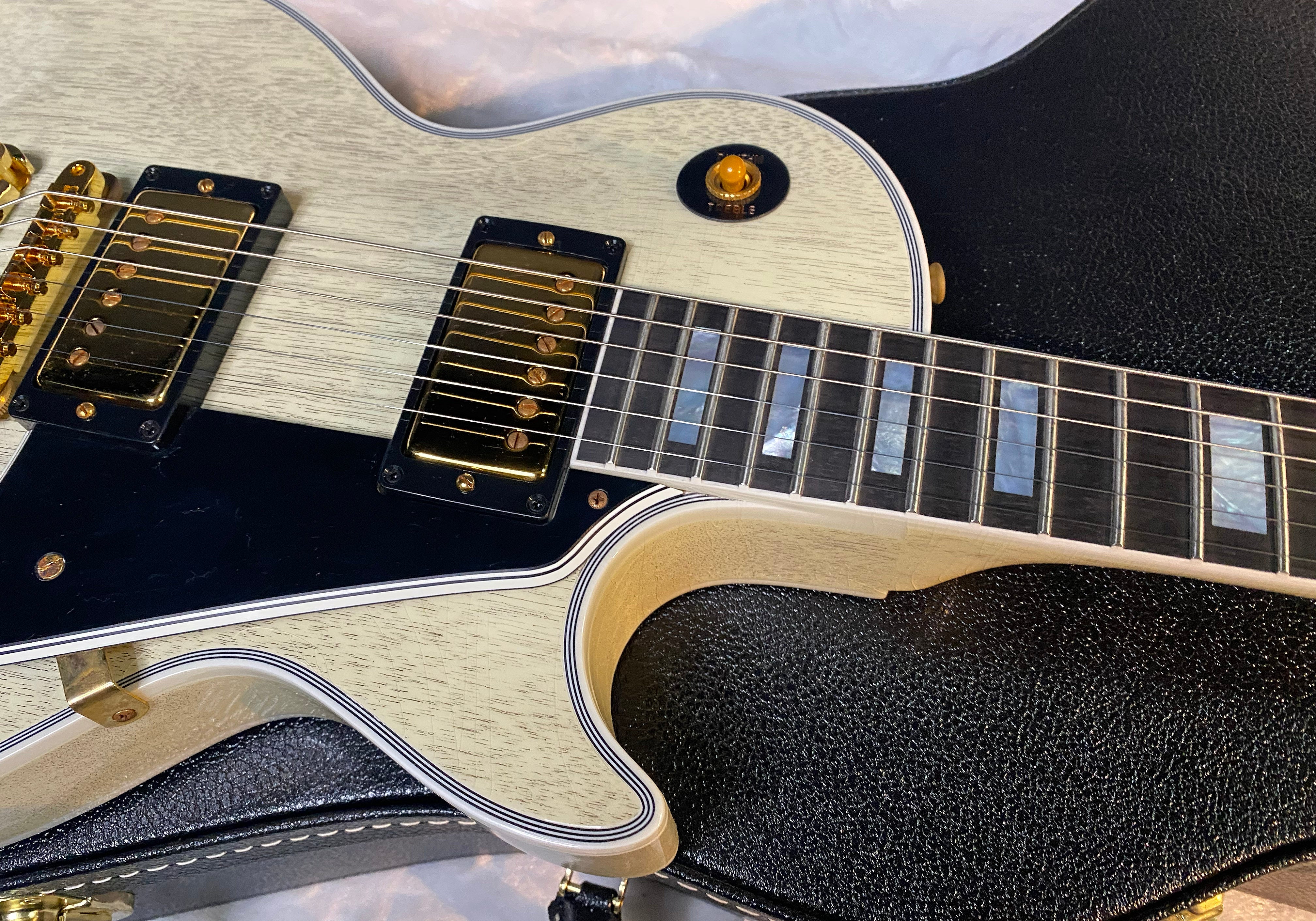NEW! Gibson Les Paul Custom 1957 Reissue Murphy Lab Ultra Light Aged - Custom Ordered in TV White - Custom Shop - 8.9 lbs - Authorized Dealer - G06795