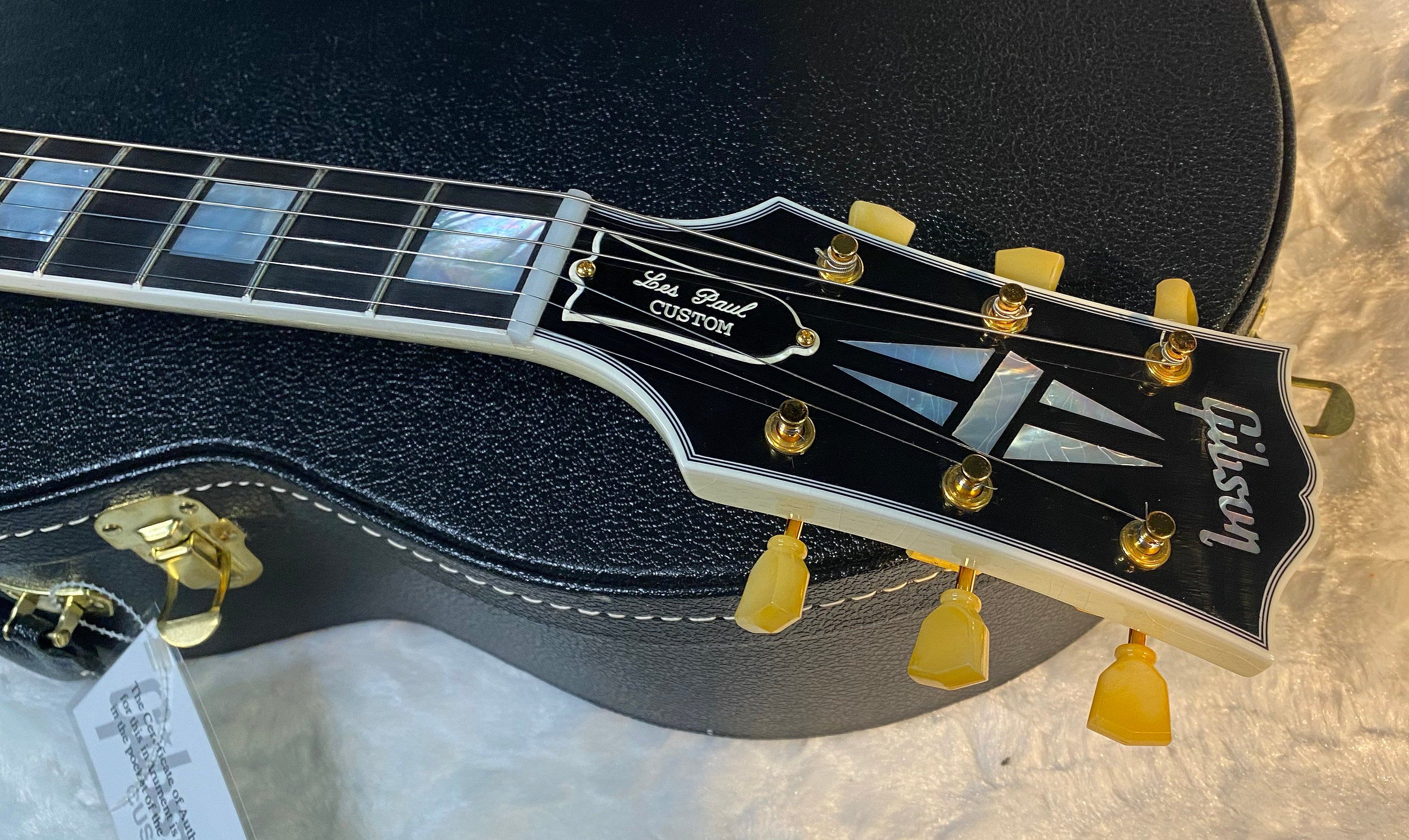 NEW! Gibson Les Paul Custom 1957 Reissue Murphy Lab Ultra Light Aged - Custom Ordered in TV White - Custom Shop - 8.65 lbs - Authorized Dealer - G06797