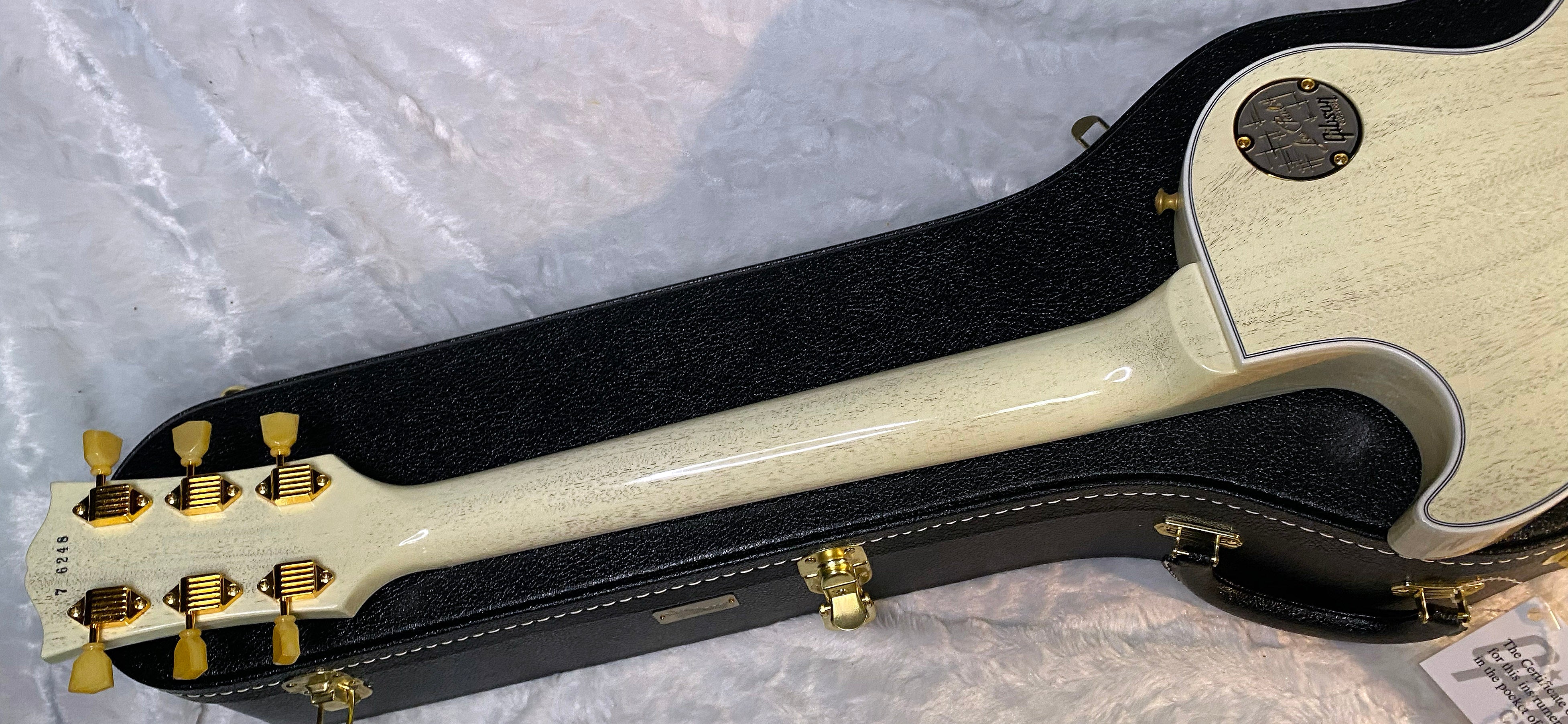 NEW! Gibson Les Paul Custom 1957 Reissue Murphy Lab Ultra Light Aged - Custom Ordered in TV White - Custom Shop - 8.65 lbs - Authorized Dealer - G06797