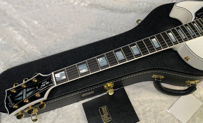 NEW! Gibson Les Paul Custom - Alpine White - Ebony Board - Authorized Dealer - 9.9 lbs - G06440