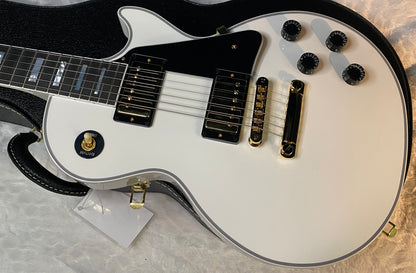 NEW! Gibson Les Paul Custom - Alpine White - Ebony Board - Authorized Dealer - 10.2 lbs - G06474