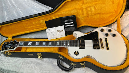 NEW! Gibson Les Paul Custom - Alpine White - Ebony Board - Authorized Dealer - 10.2 lbs - G06474