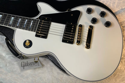 NEW! Gibson Les Paul Custom - Alpine White - Ebony Board - Authorized Dealer - 10 lbs - G06472