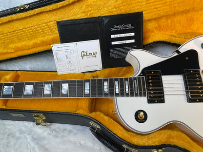 NEW! Gibson Les Paul Custom - Alpine White - Ebony Board - Authorized Dealer - 11.1 lbs WOW! - G06452