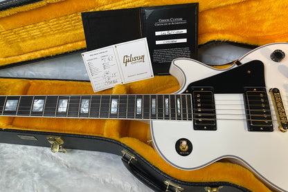 NEW! Gibson Les Paul Custom - Alpine White - Ebony Board - Authorized Dealer - Only 9.5 lbs - G06451
