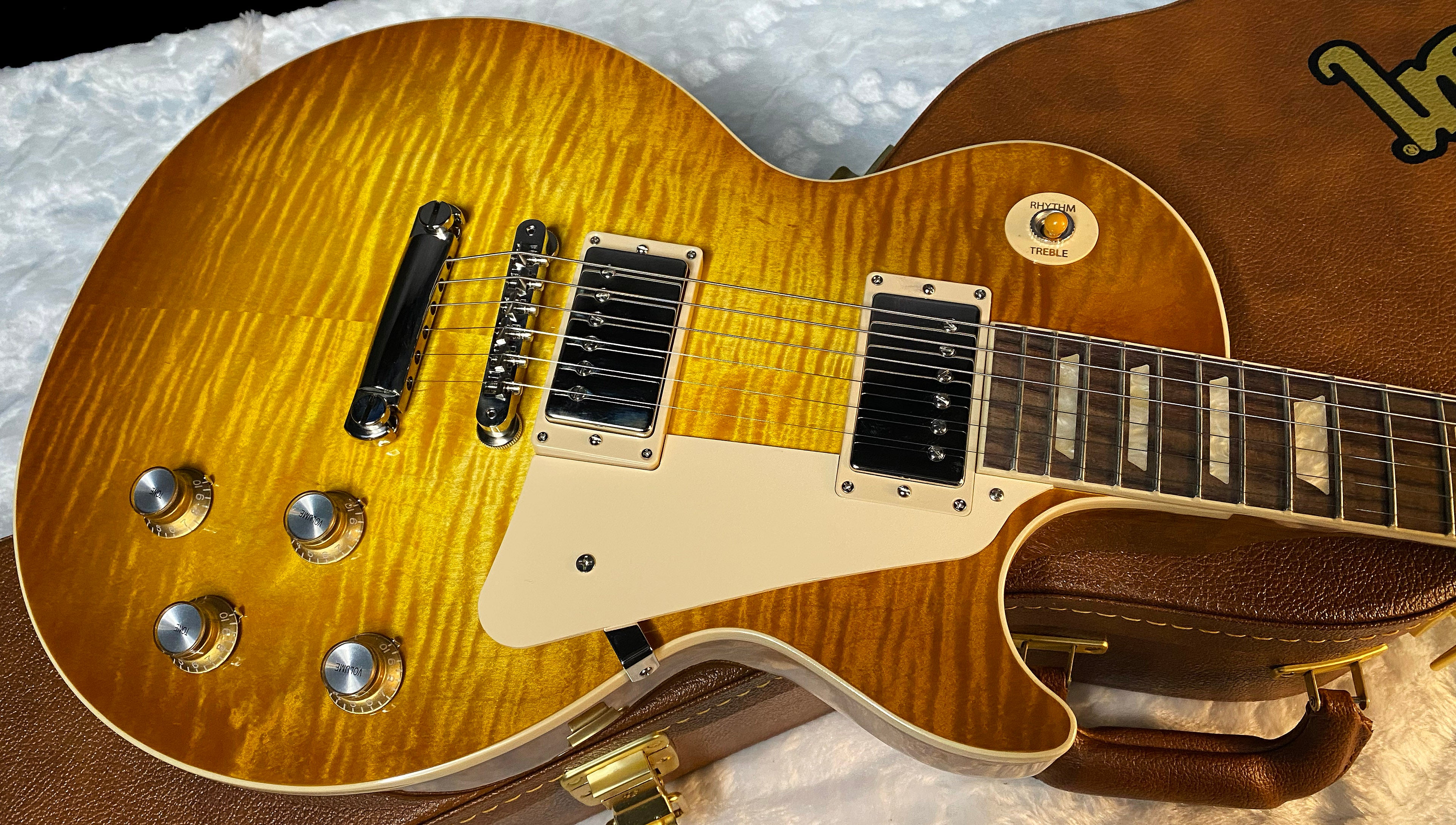 NEW! Gibson Les Paul 60's Standard - Honey Lemon Burst - Limited Edition - Authorized Dealer - AAA Flame Maple Top - 9.4 lbs - G06100