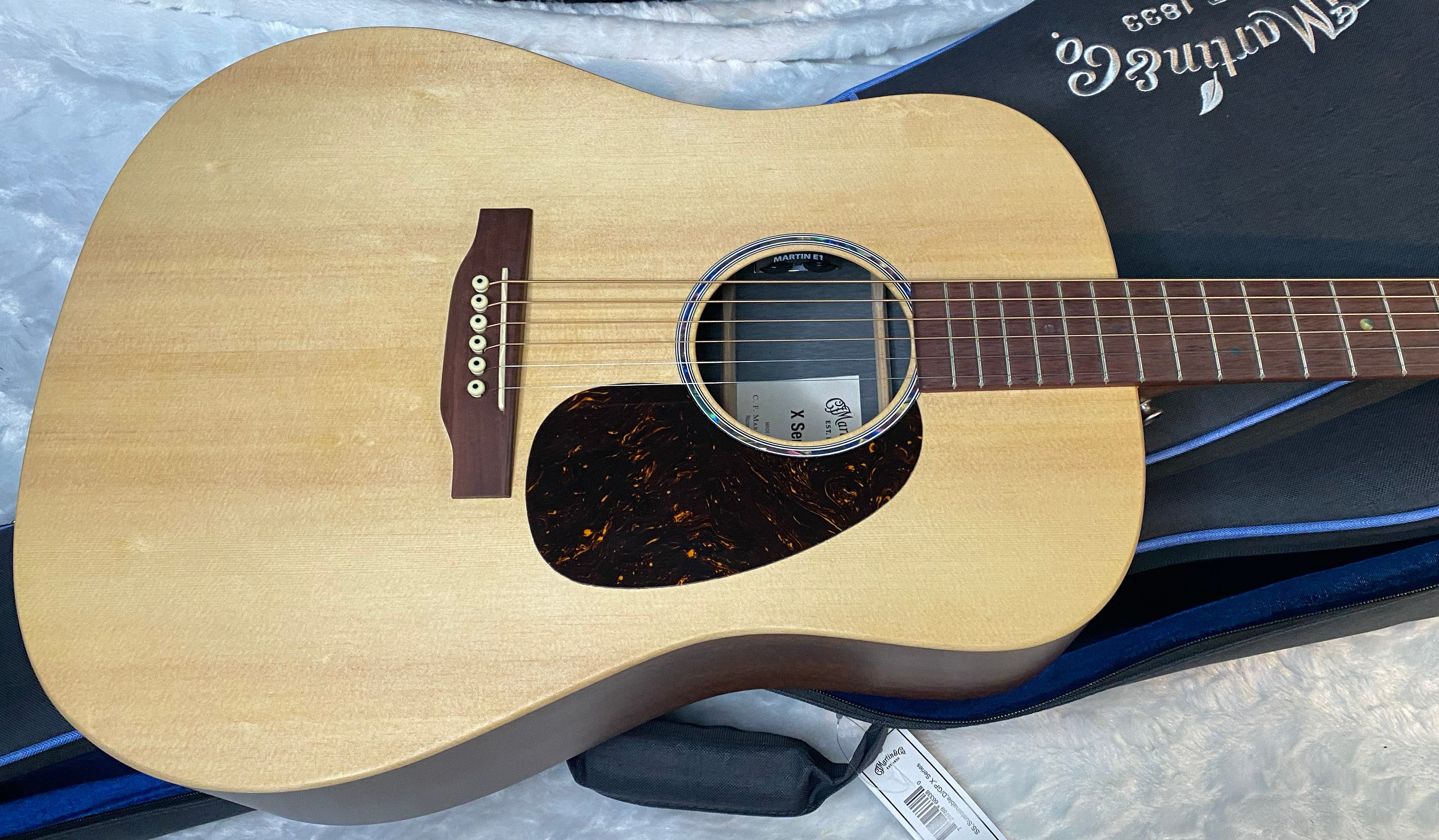 NEW! Martin D-X2E Dreadnought Acoustic-electric Guitar - Figured Mahogany Pattern - 4.85lbs - Authorized Dealer - G06884