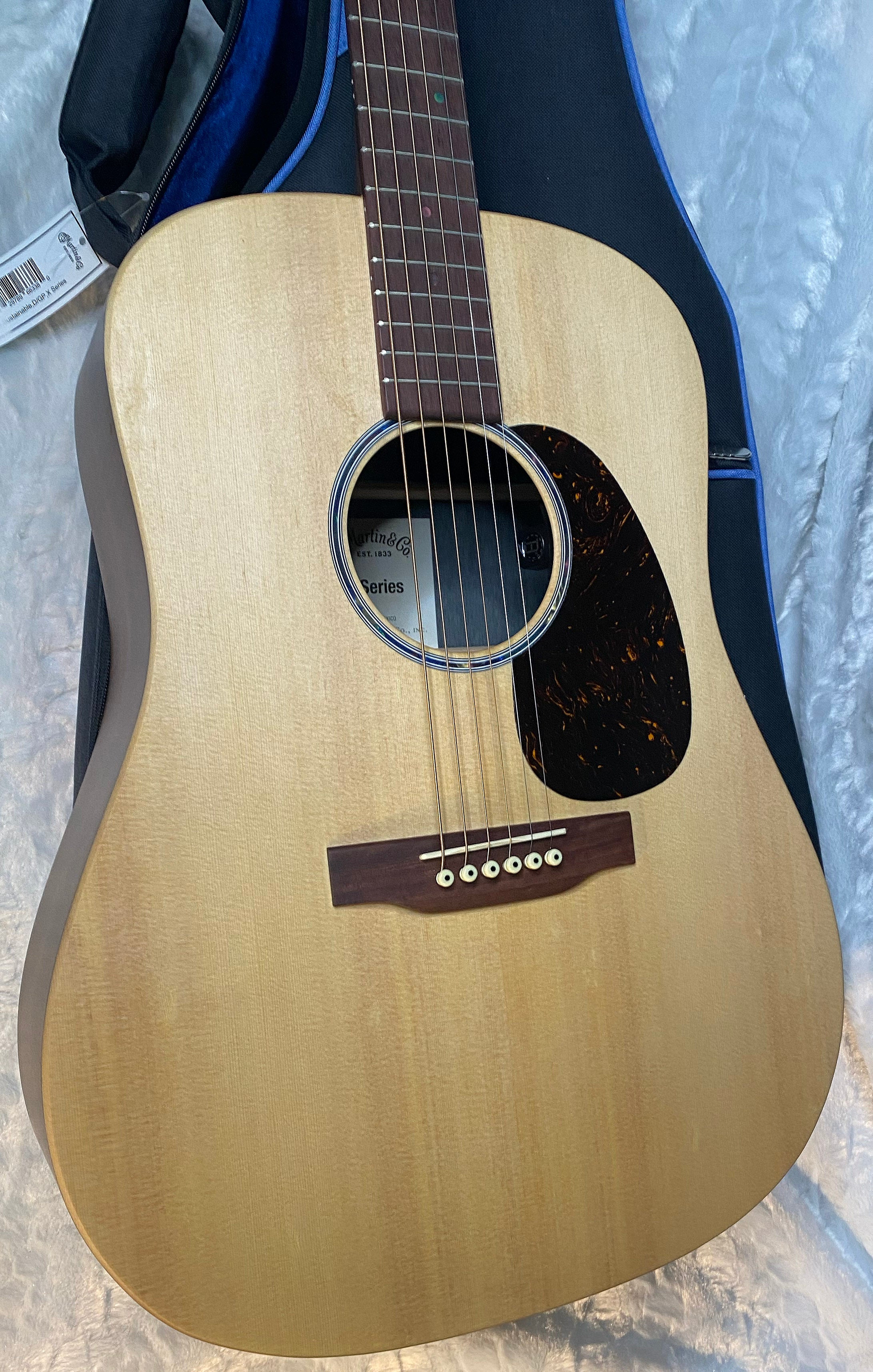 NEW! Martin D-X2E Dreadnought Acoustic-electric Guitar - Figured Mahogany Pattern - 4.85lbs - Authorized Dealer - G06884