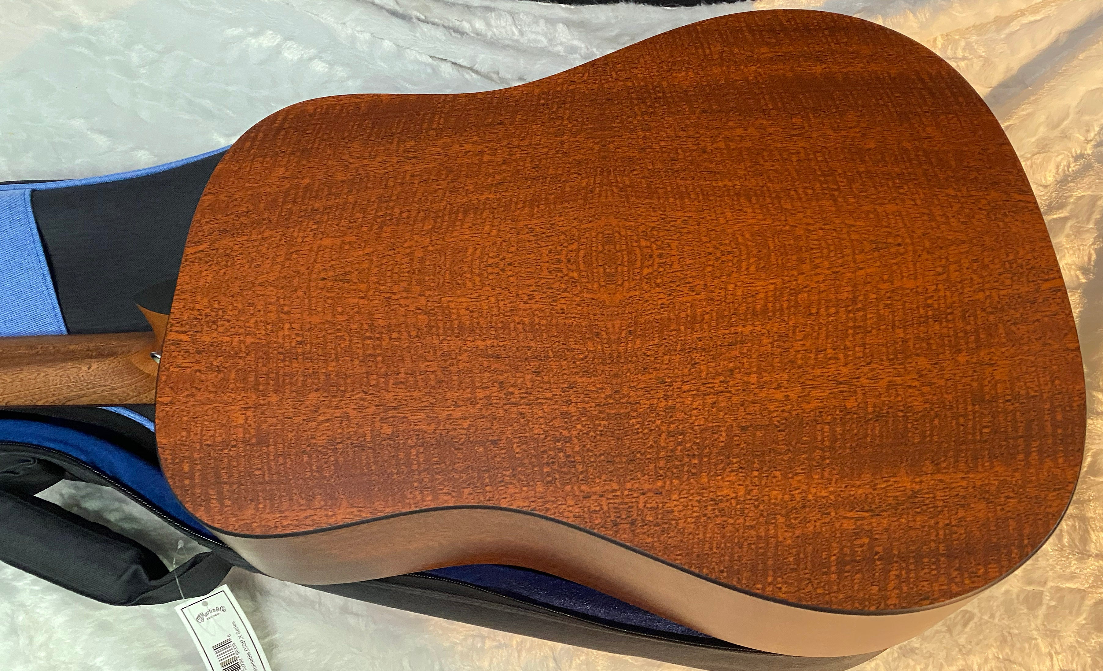 NEW! Martin D-X2E Dreadnought Acoustic-electric Guitar - Figured Mahogany Pattern - 4.85lbs - Authorized Dealer - G06884