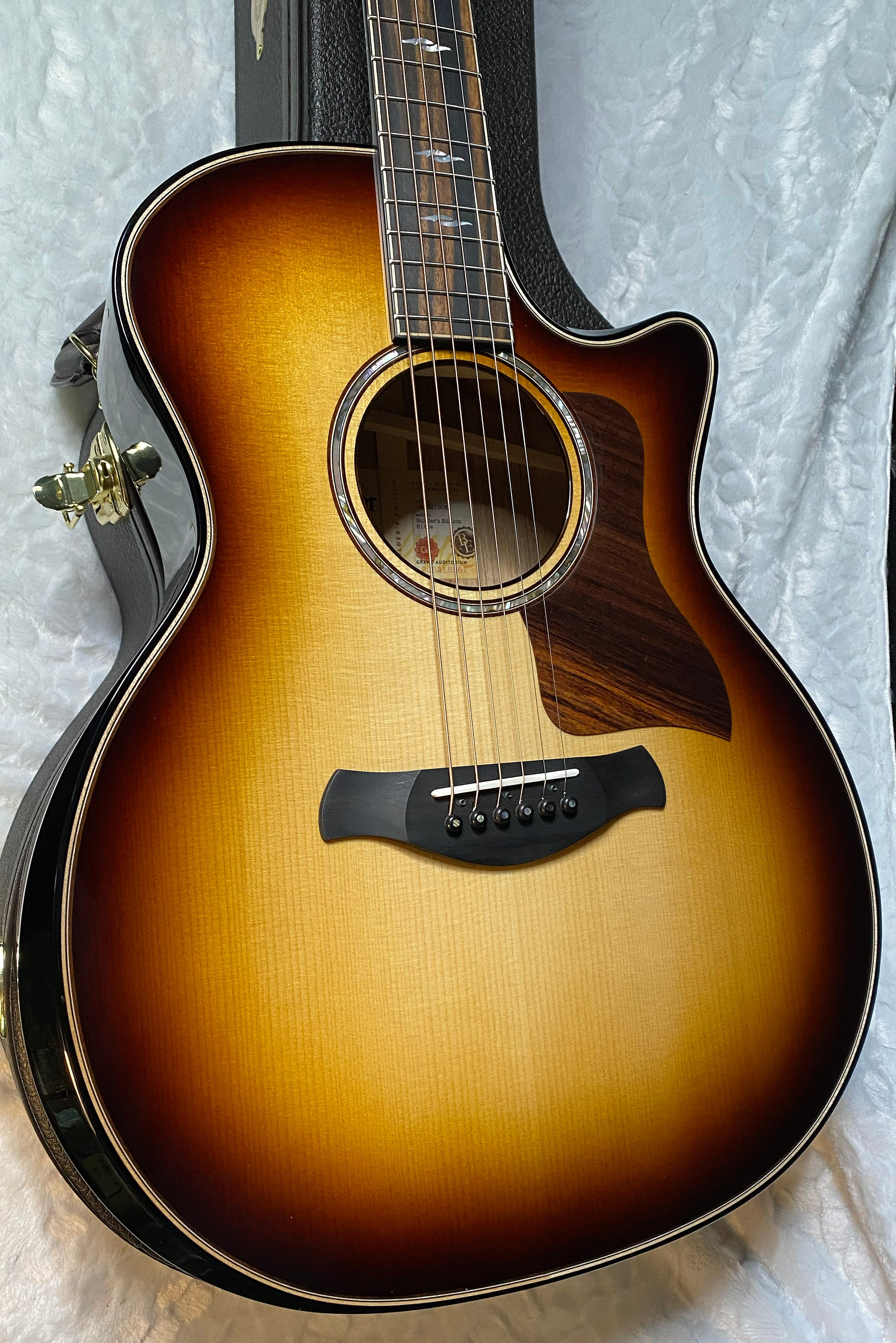 2025 Taylor 814ce Builder's Edition Acoustic-Electric Guitar - Shaded Edge Burst - Authorized Dealer - SAVE! G05447