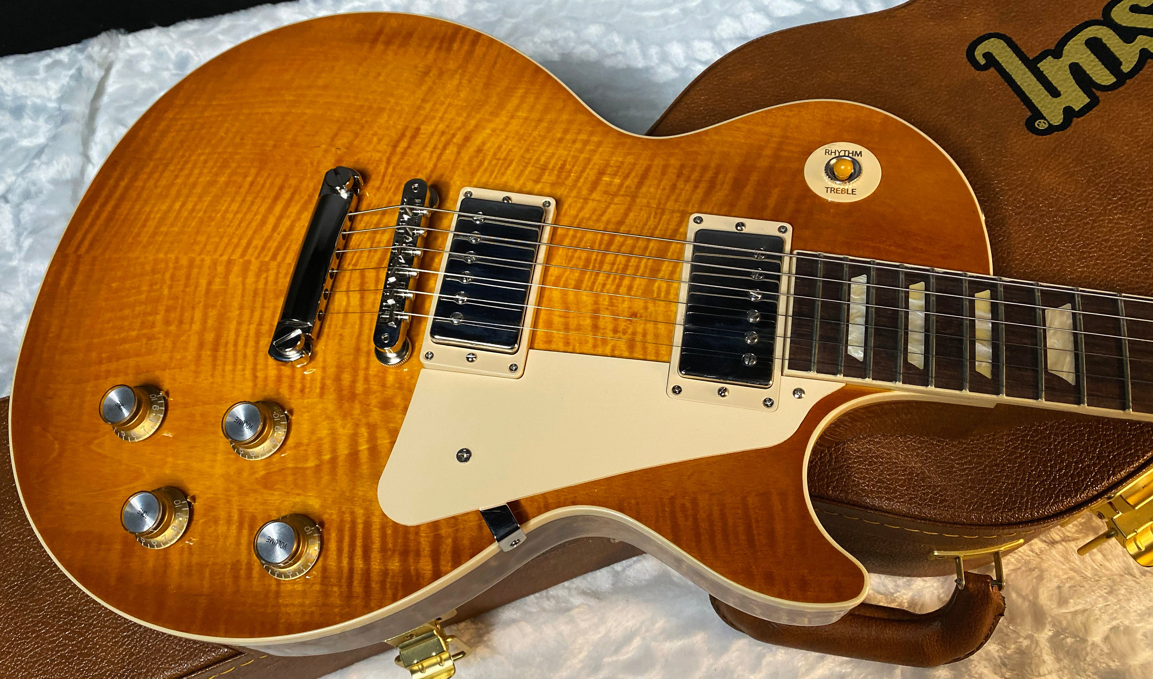 NEW! Gibson Les Paul 60's Standard - Honey Lemon Burst - Limited Edition - Authorized Dealer - AAA Flame Maple Top - 9 lbs - G06093