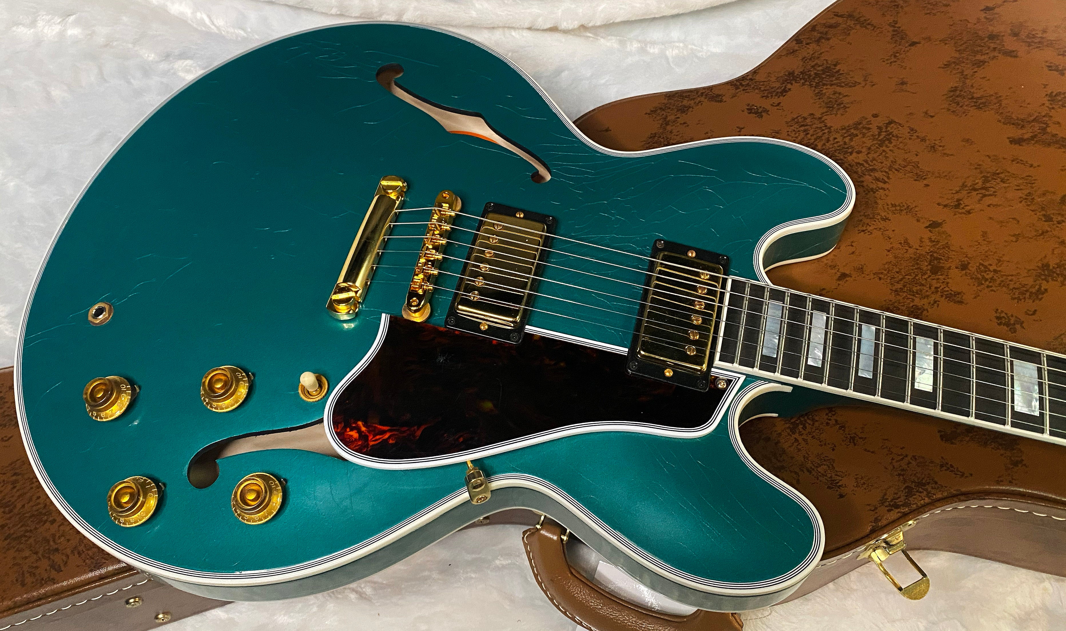 NEW! Gibson Custom Shop '59 ES-355 Reissue Stopbar - Dealer Select One-OFF - Sea Green Murphy Lab Light Aged Finish - 8.8 lbs - Authorized Dealer - G06908