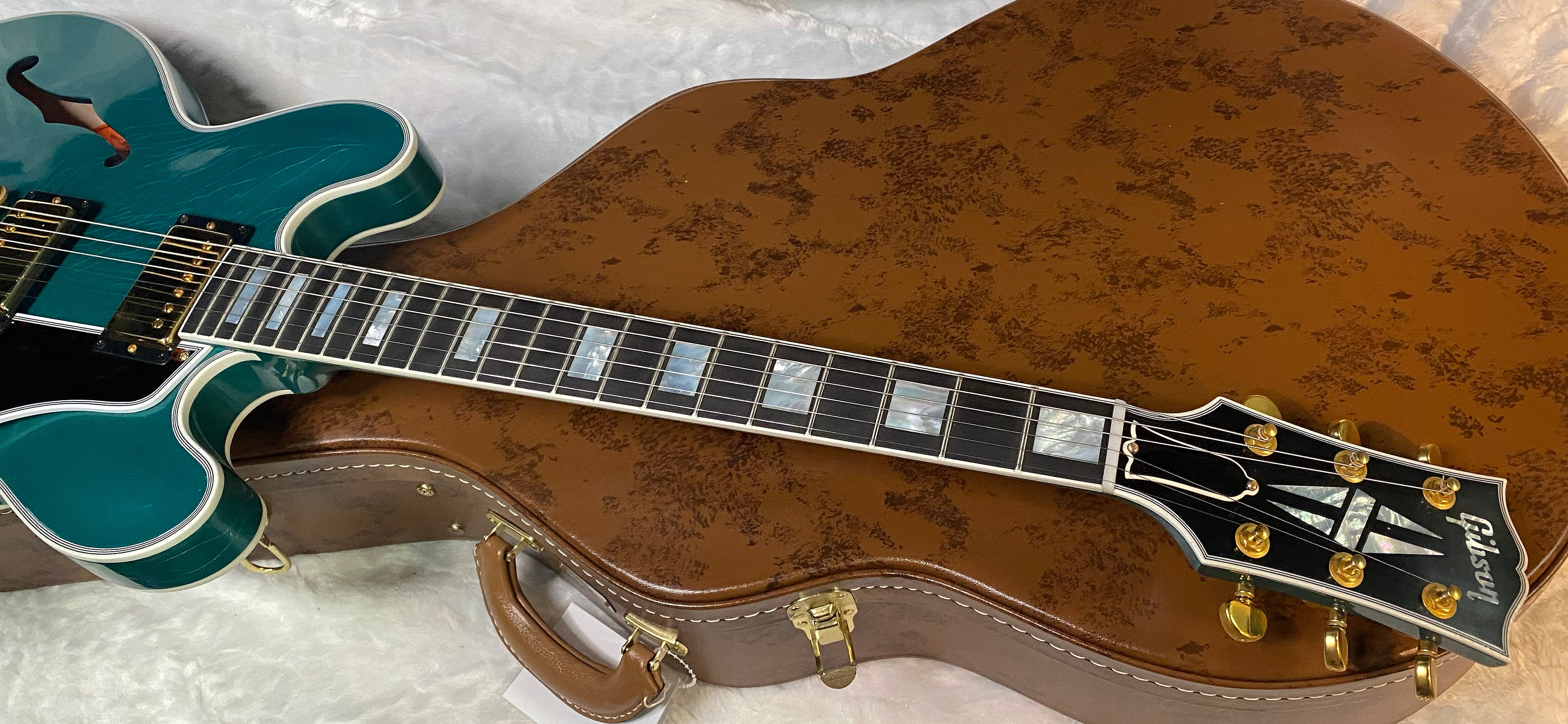 NEW! Gibson Custom Shop '59 ES-355 Reissue Stopbar - Dealer Select One-OFF - Sea Green Murphy Lab Light Aged Finish - 8.8 lbs - Authorized Dealer - G06908