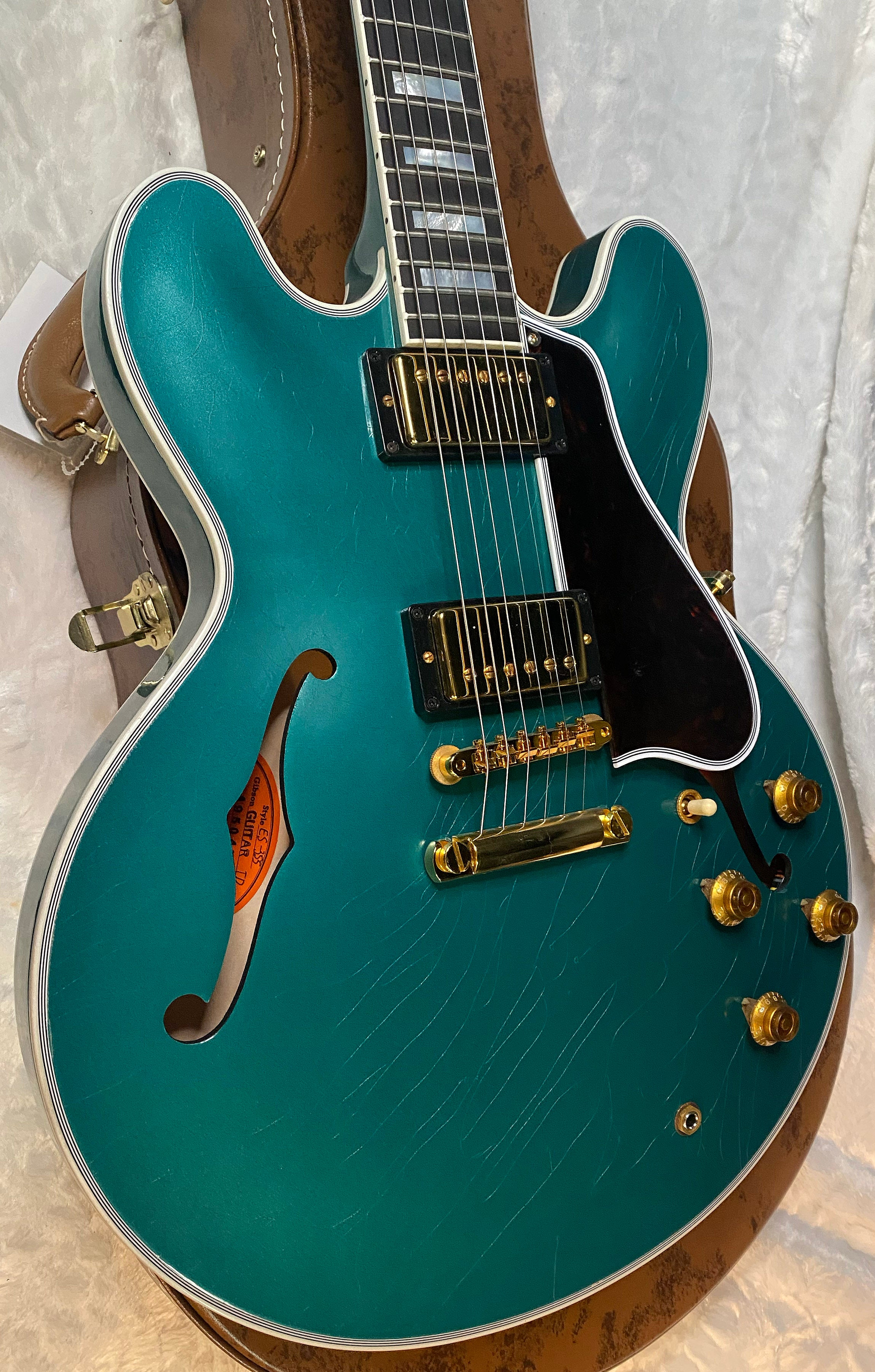 NEW! Gibson Custom Shop '59 ES-355 Reissue Stopbar - Dealer Select One-OFF - Sea Green Murphy Lab Light Aged Finish - 8.8 lbs - Authorized Dealer - G06908