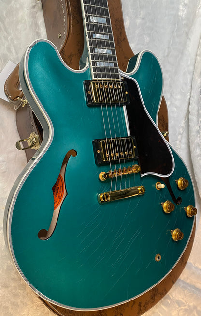 NEW! Gibson Custom Shop '59 ES-355 Reissue Stopbar - Dealer Select One-OFF - Sea Green Murphy Lab Light Aged Finish - 8.8 lbs - Authorized Dealer - G06908