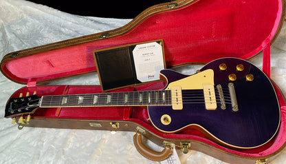 NEW! Gibson Custom Shop Murphy Lab '56 Les Paul Dark Purple SPARKLE Top Reissue - Ultra Light Aged - 8.8 lbs - Authorized Dealer - G05466