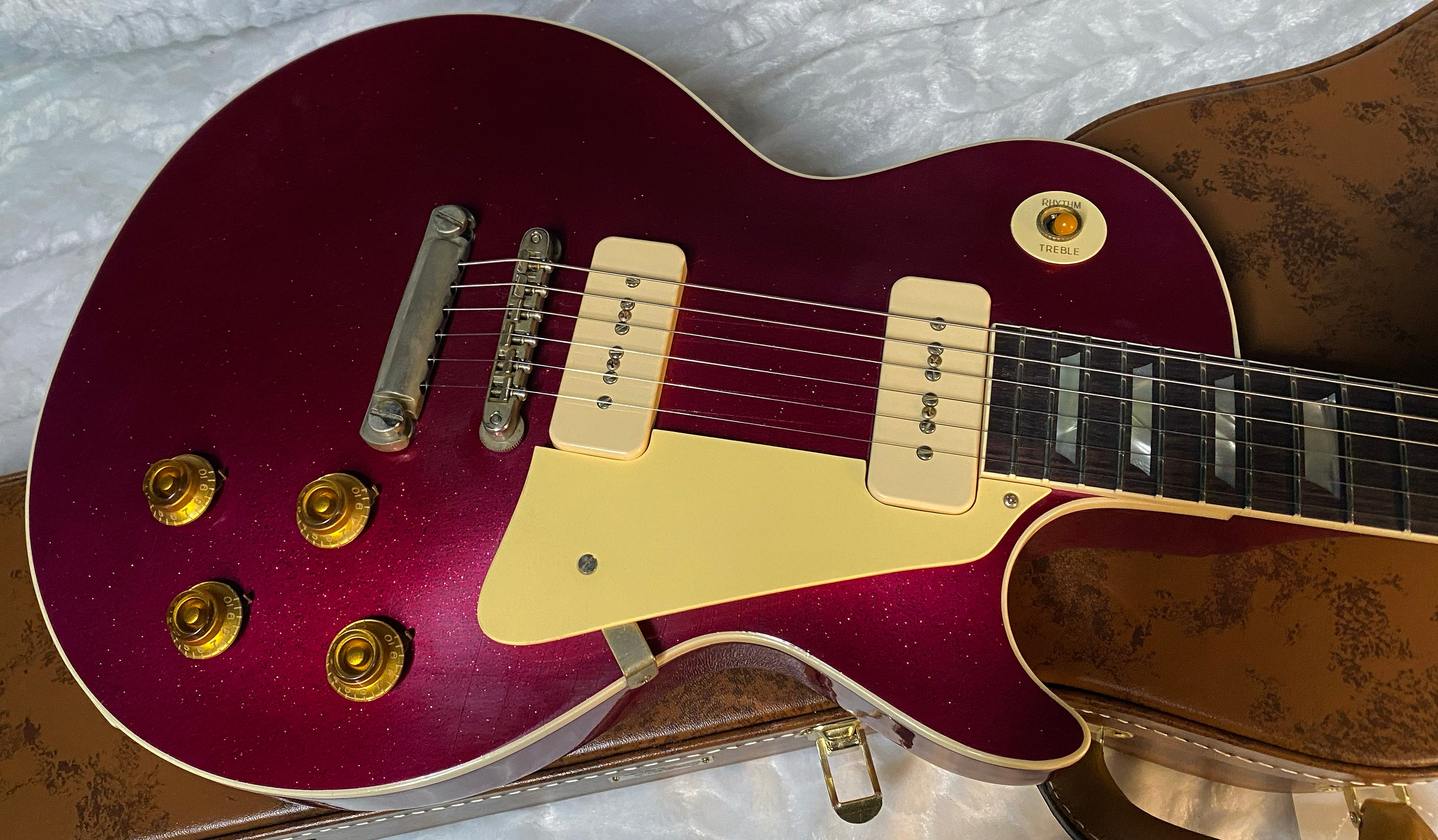 NEW! ! Gibson Custom Shop Murphy Lab '56 Les Paul - All Pink Sparkle Reissue - Ultra Light Aged - 8.7 lbs - Authorized Dealer - G05484