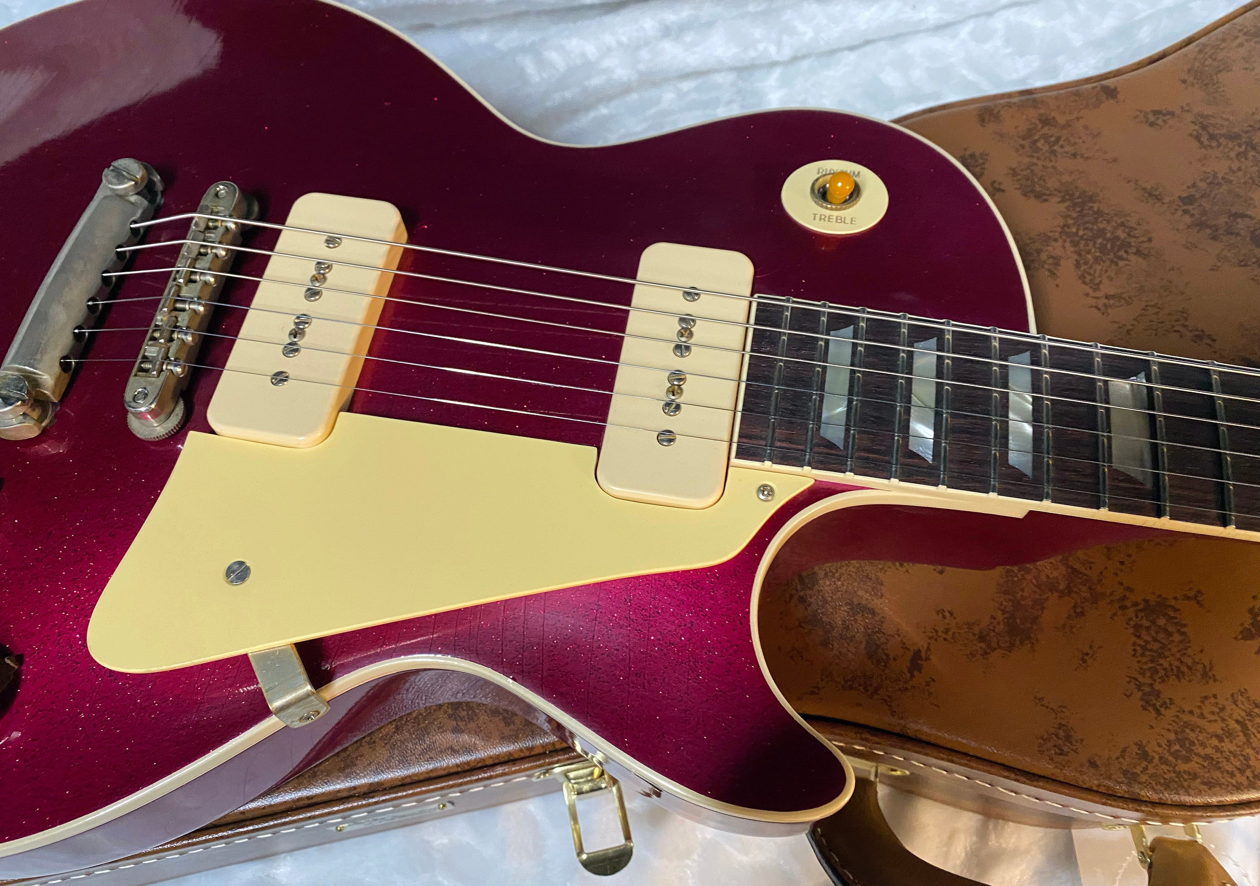 NEW! ! Gibson Custom Shop Murphy Lab '56 Les Paul - All Pink Sparkle Reissue - Ultra Light Aged - 8.7 lbs - Authorized Dealer - G05484