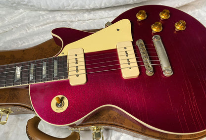 NEW! ! Gibson Custom Shop Murphy Lab '56 Les Paul - All Pink Sparkle Reissue - Ultra Light Aged - 8.7 lbs - Authorized Dealer - G05484