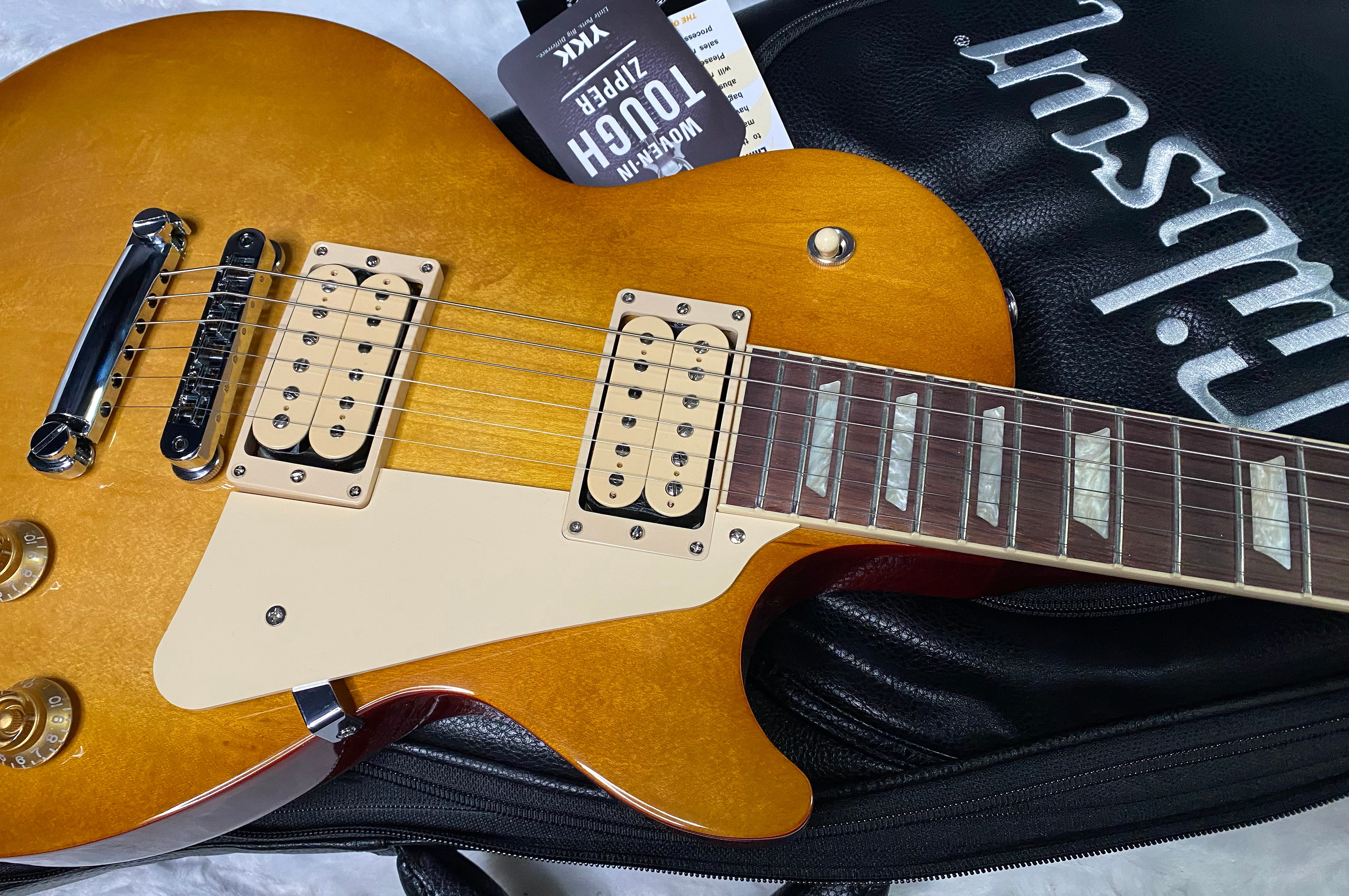 NEW! Gibson Les Paul Studio Double Trouble - Dirty Lemon Burst - Authorized Dealer - Only 7.7 lbs - G06915