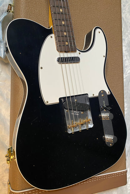 NEW! Fender Custom Shop '60 Reissue Telecaster Custom - Journeyman Relic - Modern Specs - Handwound Texas Special Pick-Ups - Black Finish - Authorized Dealer - 7.45lbs - G06157