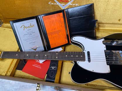 NEW! Fender Custom Shop '60 Reissue Telecaster Custom - Journeyman Relic - Modern Specs - Handwound Texas Special Pick-Ups - Black Finish - Authorized Dealer - 7.45lbs - G06157