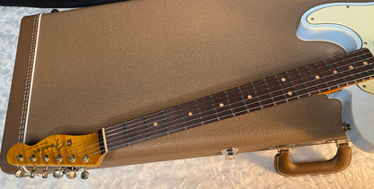 NEW! Fender Custom Shop Flamethrower Telecaster Custom - Journeyman Relic - Modern Specs - Texas Special Pick-Ups - AAAA Flamed Neck - Sonic Blue - Authorized Dealer - 7.3lbs - G06168