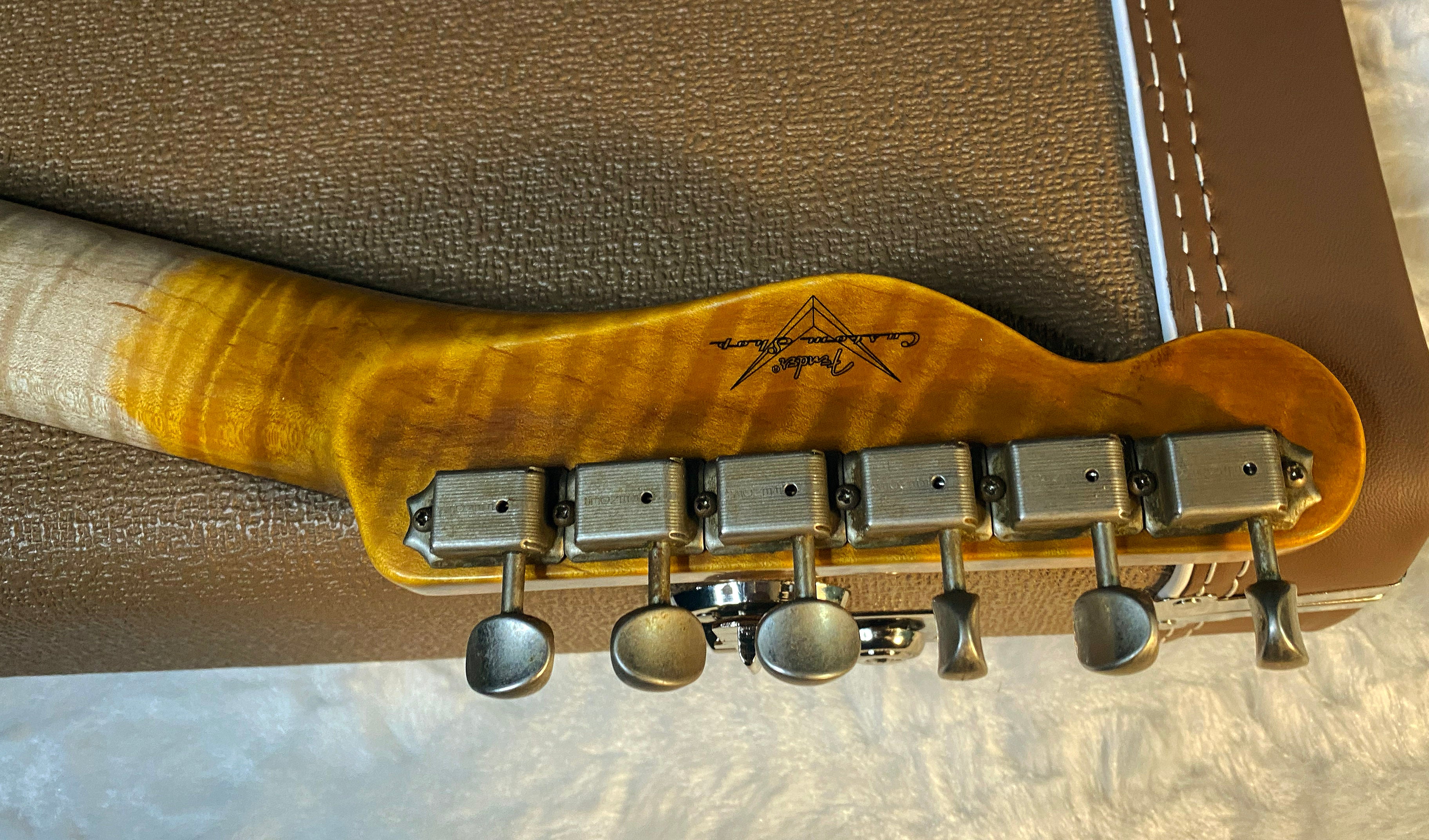 NEW! Fender Custom Shop Flamethrower Telecaster Custom - Journeyman Relic - Modern Specs - Texas Special Pick-Ups - AAAA Flamed Neck - Sonic Blue - Authorized Dealer - 7.3lbs - G06168