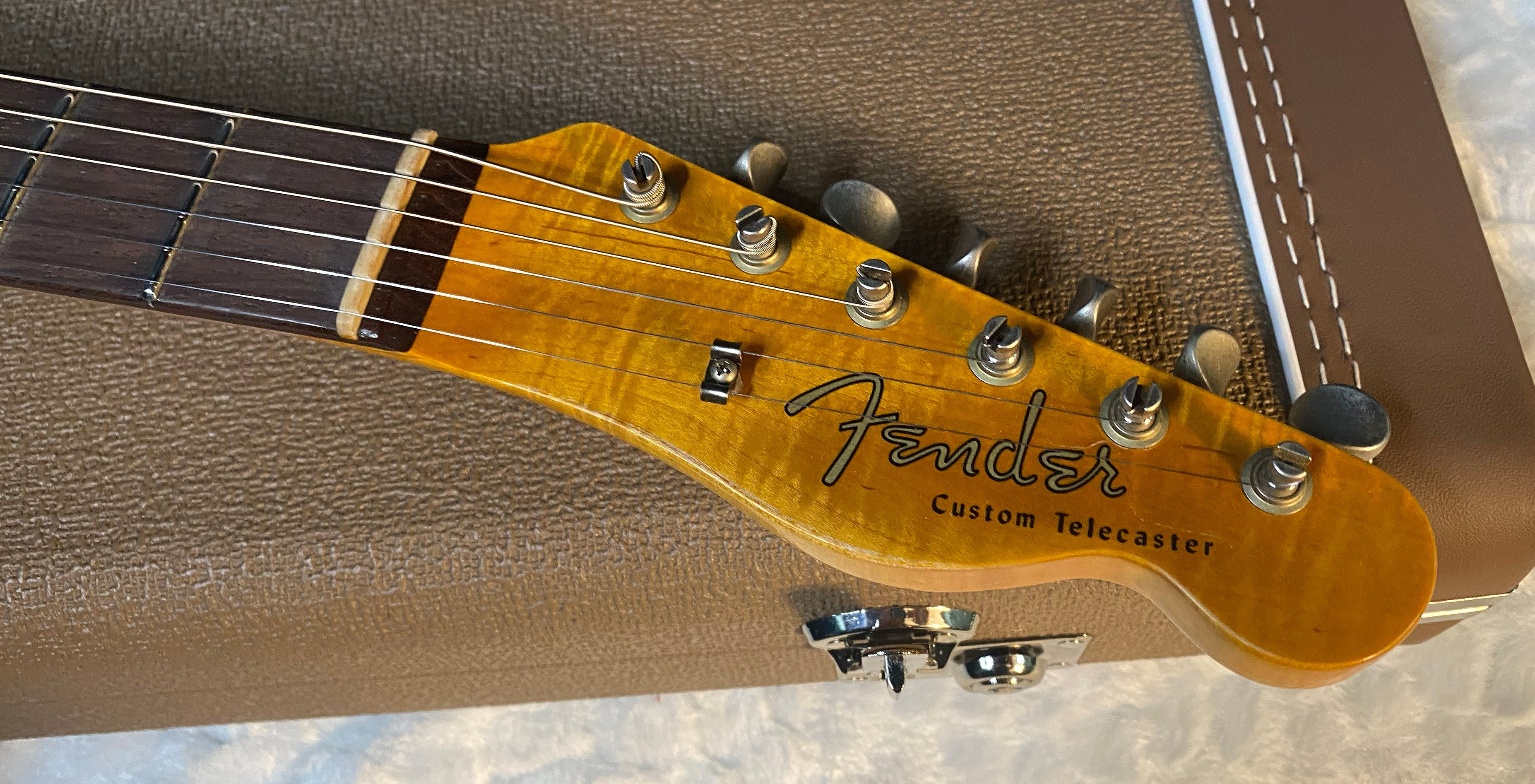 NEW! Fender Custom Shop Flamethrower Telecaster Custom - Journeyman Relic - Modern Specs - Texas Special Pick-Ups - AAAA Flamed Neck - Surf Green - Authorized Dealer - 7.35lbs - G06166