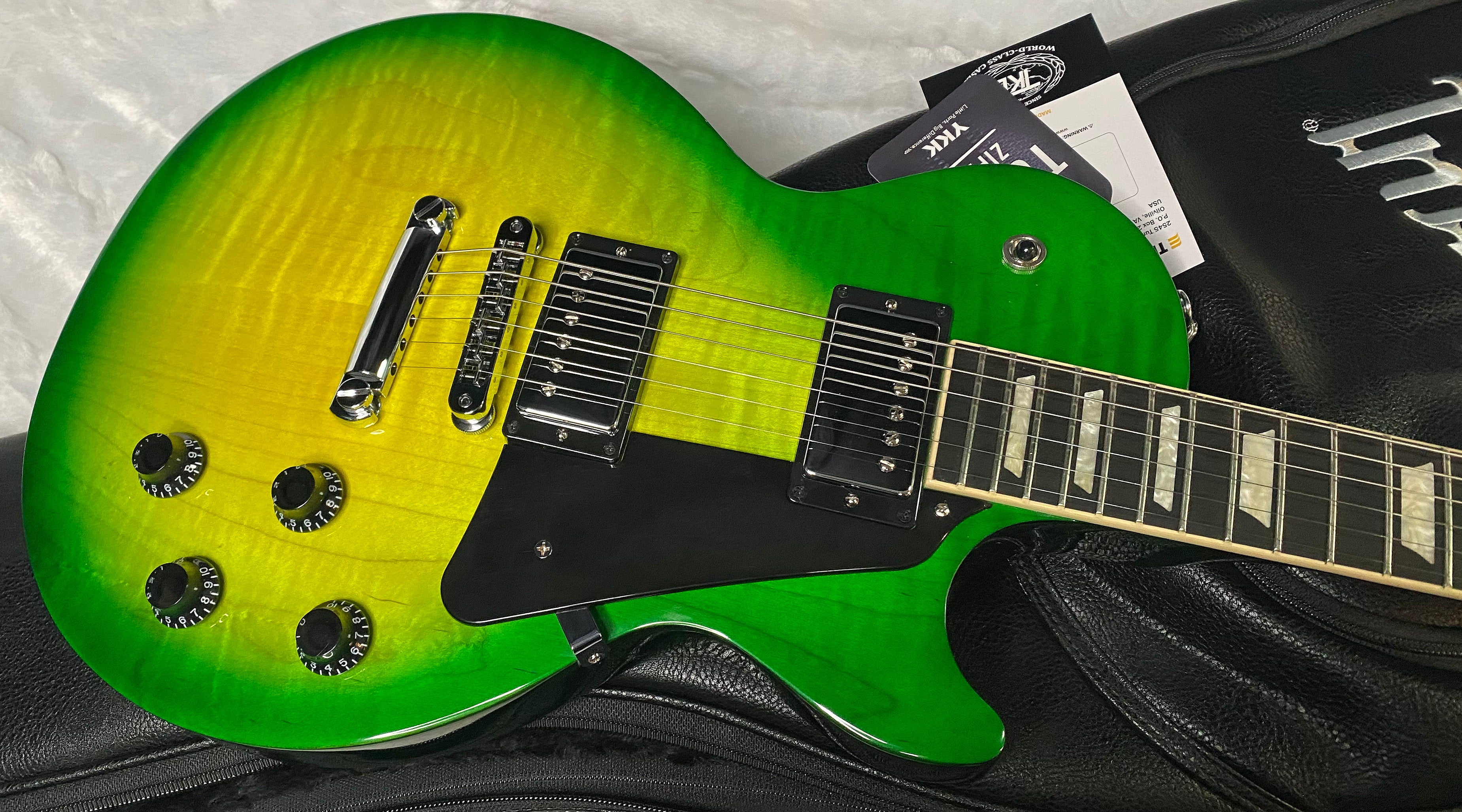 NEW ! Gibson Les Paul Studio Session - Iguana Burst - Authorized Dealer - 7.8 lbs - G06891