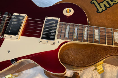 2023 Gibson Les Paul Standard '50s Plain Top Sparkling Burgundy - Only 9.2 lbs - Authorized Dealer