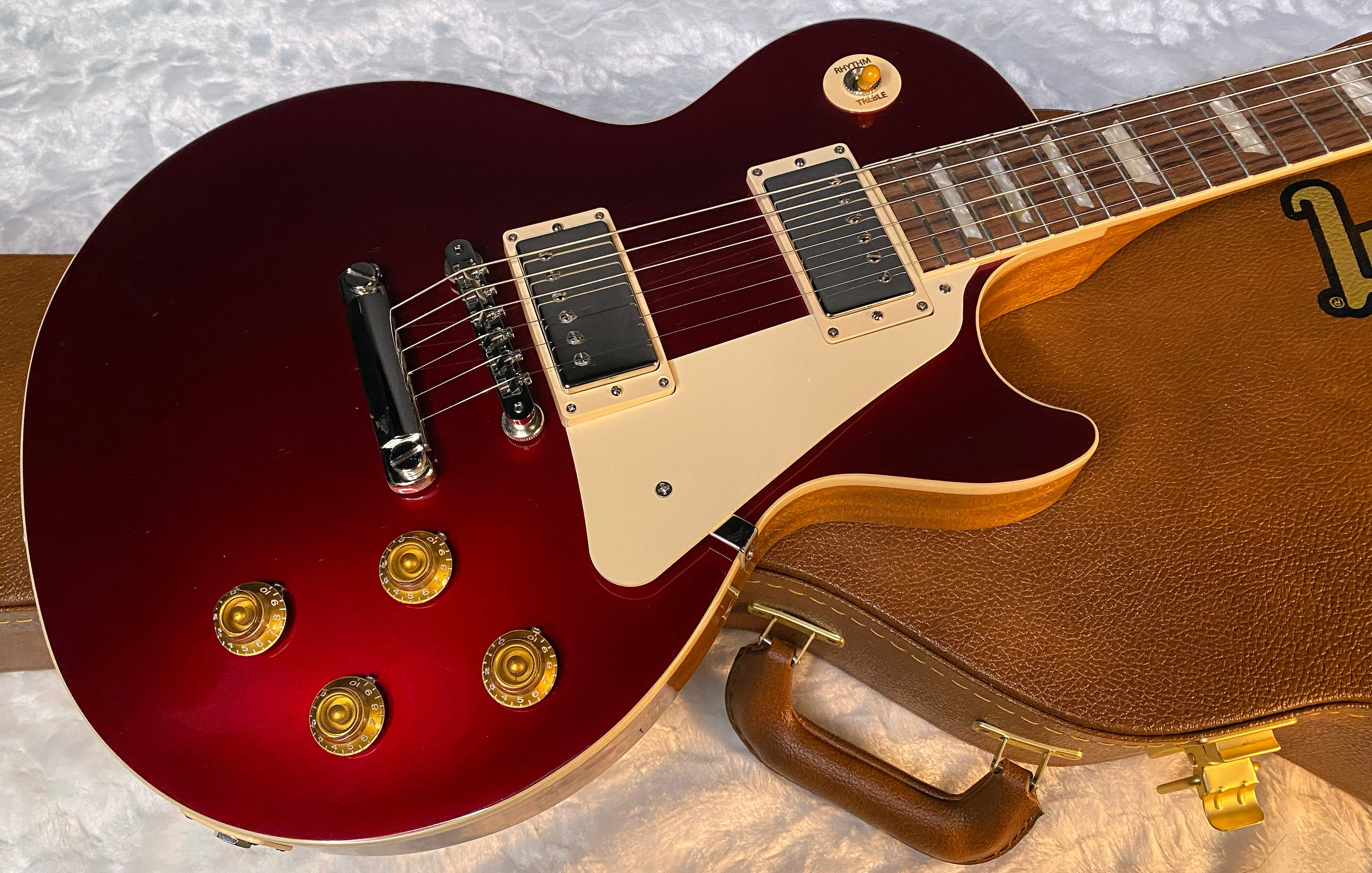 2023 Gibson Les Paul Standard '50s Plain Top Sparkling Burgundy - Only 9.2 lbs - Authorized Dealer