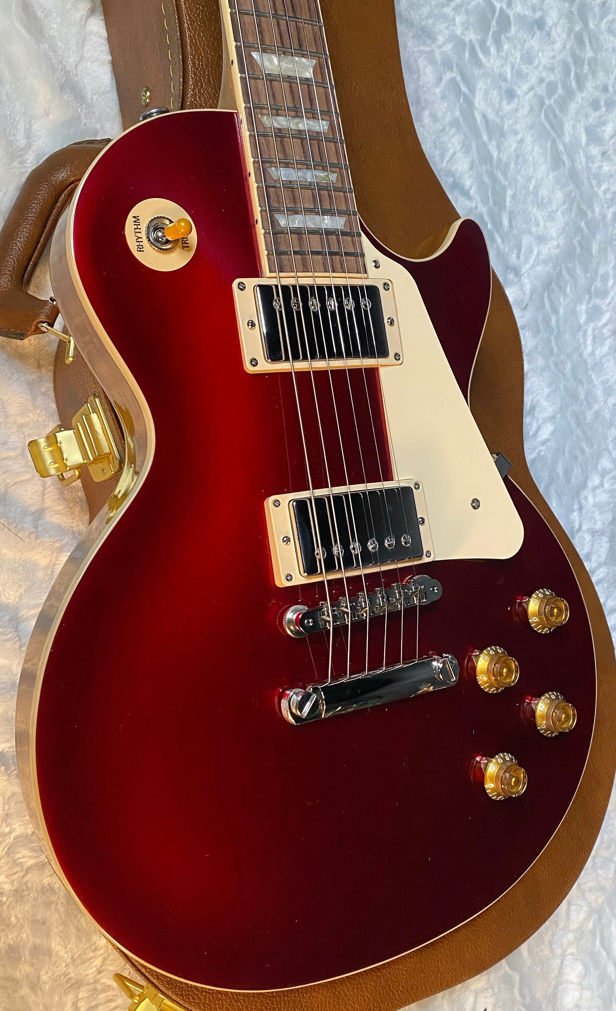 2023 Gibson Les Paul Standard '50s Plain Top Sparkling Burgundy - Only 9.2 lbs - Authorized Dealer